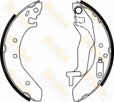 BRAKE ENGINEERING SH2246 Комплект тормозных колодок