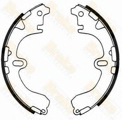 BRAKE ENGINEERING SH2366 Комплект тормозных колодок