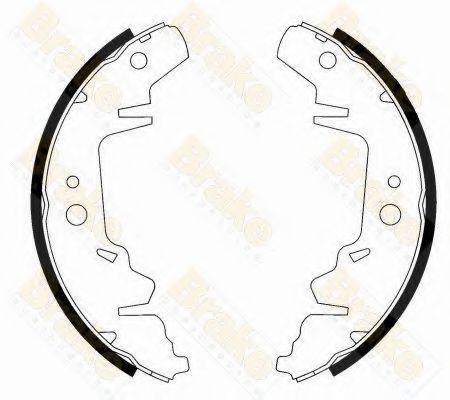 BRAKE ENGINEERING SH2527 Комплект тормозных колодок