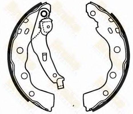 BRAKE ENGINEERING SH2565 Комплект тормозных колодок