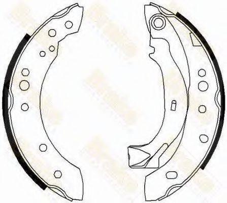 BRAKE ENGINEERING SH2577 Комплект тормозных колодок