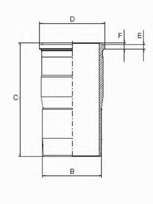 GOETZE ENGINE 1445119000 Гильза цилиндра