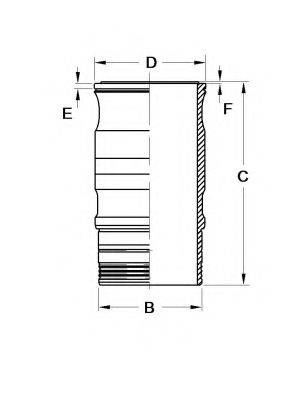 GOETZE ENGINE 1557005000 Гильза цилиндра