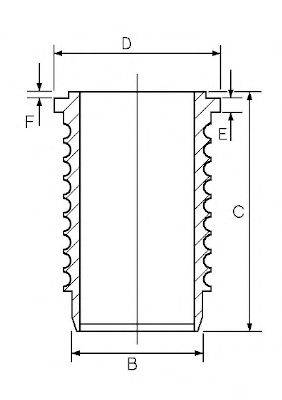 GOETZE ENGINE 1567932000 Гильза цилиндра