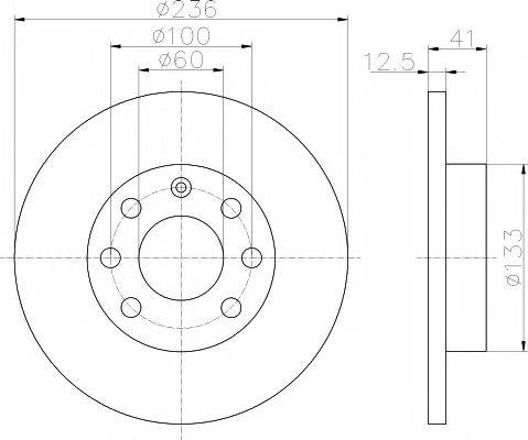 TEXTAR 92020903 Тормозной диск