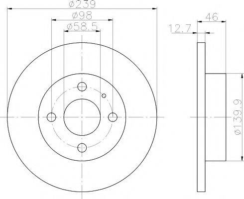 TEXTAR 92044000 Тормозной диск