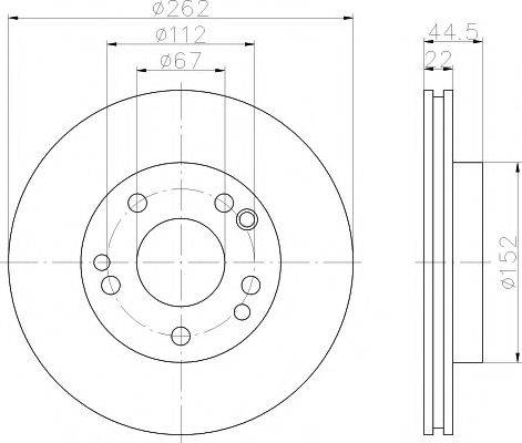 TEXTAR 92038600 Тормозной диск