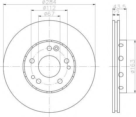 TEXTAR 92060300 Тормозной диск