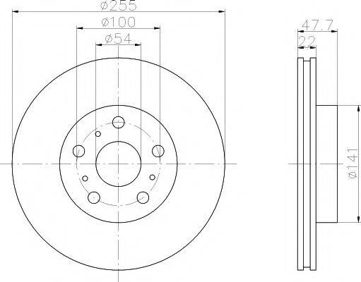 TEXTAR 92065800 Тормозной диск