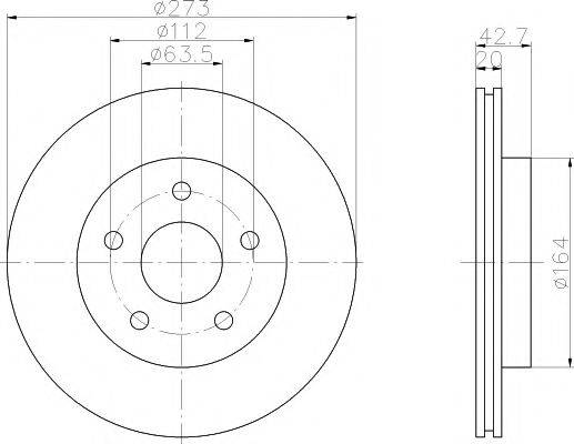TEXTAR 92092500 Тормозной диск