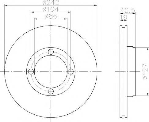 TEXTAR 92062600 Тормозной диск