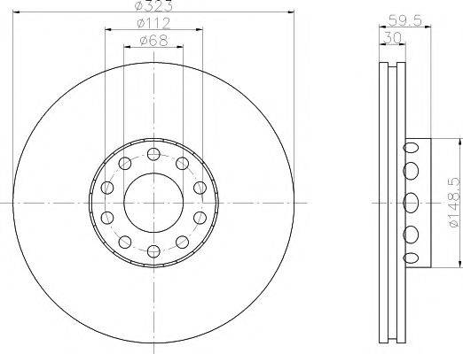 TEXTAR 92098300 Тормозной диск