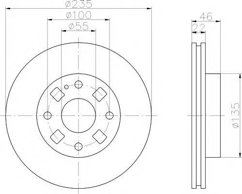 TEXTAR 92103000 Тормозной диск
