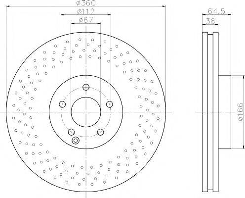 TEXTAR 92120305 Тормозной диск