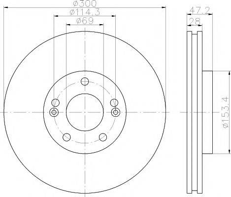 TEXTAR 92166503 Тормозной диск