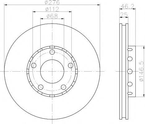 TEXTAR 92037200 Тормозной диск