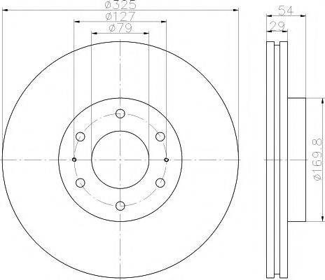 TEXTAR 92226200 Тормозной диск