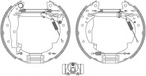 TEXTAR 84030402 Комплект тормозных колодок