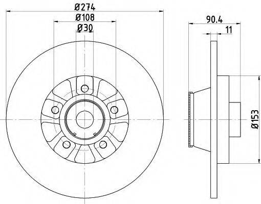 TEXTAR 92196200 Тормозной диск