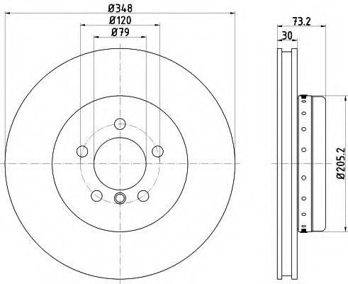TEXTAR 92266825 Тормозной диск