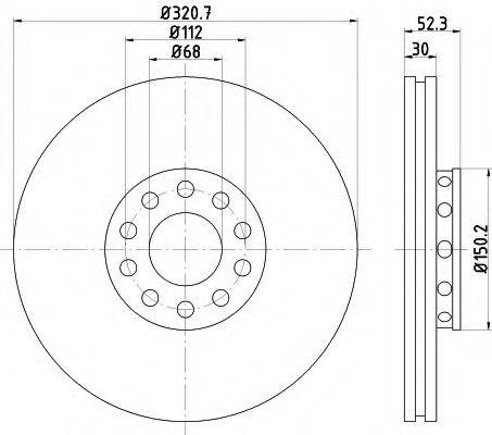 TEXTAR 92207405 Тормозной диск