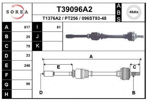 EAI T39096A2 Приводной вал