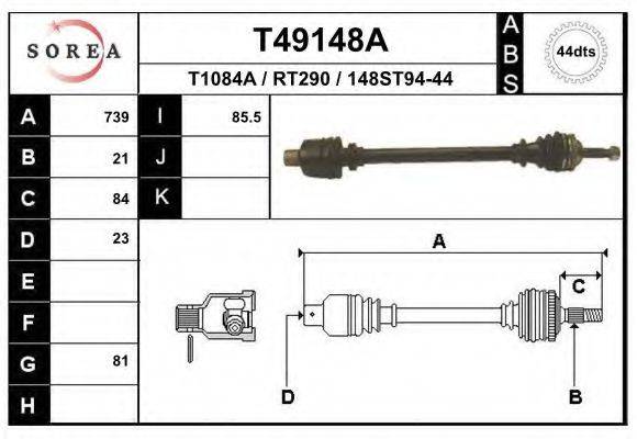 EAI T49148A Приводной вал