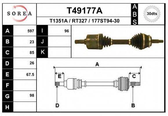 EAI T49177A Приводной вал