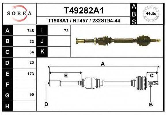 EAI T49282A1 Приводной вал