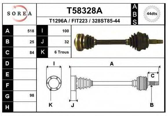 EAI T58328A Приводной вал