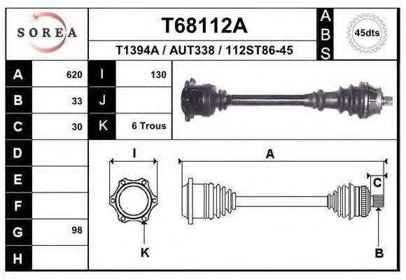 EAI T68112A Приводной вал