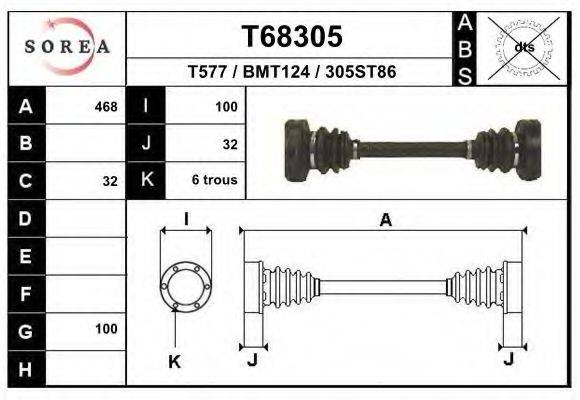 EAI T68305 Приводной вал