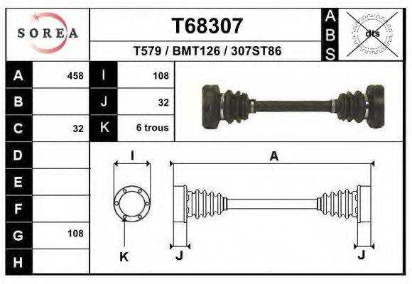 EAI T68307 Приводной вал