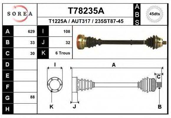EAI T78235A Приводной вал