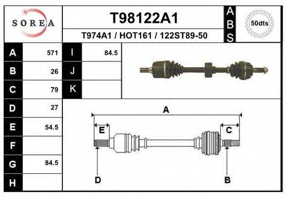 EAI T98122A1 Приводной вал