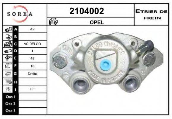 EAI 2104002 Тормозной суппорт