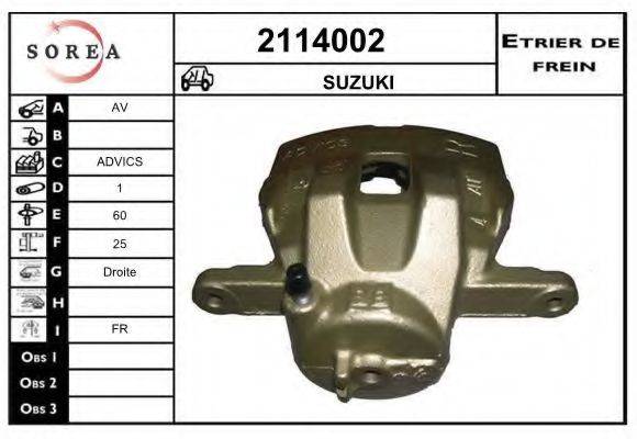 EAI 2114002 Тормозной суппорт