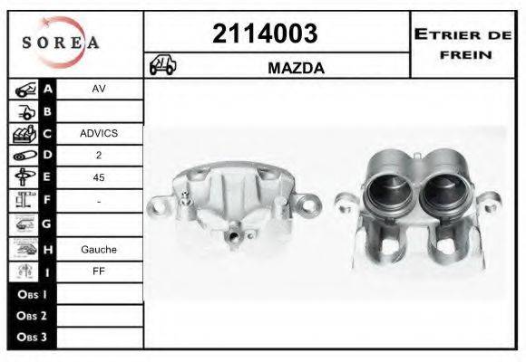 EAI 2114003 Тормозной суппорт