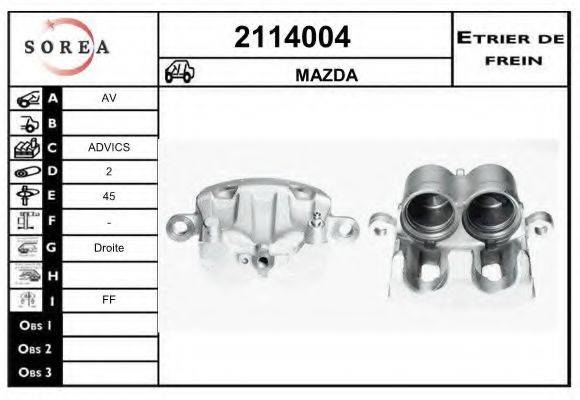 EAI 2114004 Тормозной суппорт