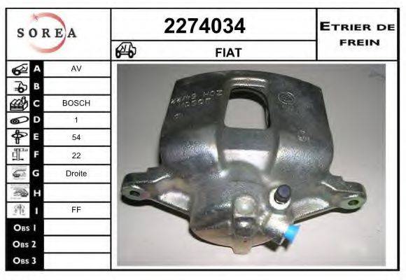 EAI 2274034 Тормозной суппорт