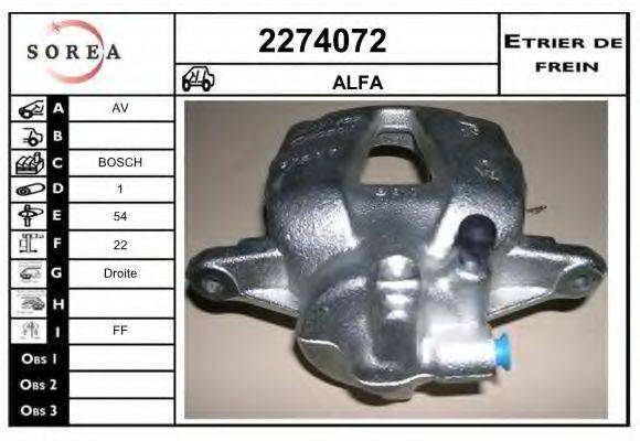 EAI 2274072 Тормозной суппорт