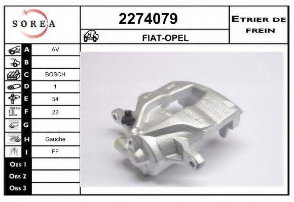 EAI 2274079 Тормозной суппорт