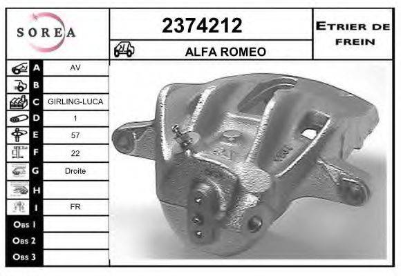 EAI 2374212 Тормозной суппорт