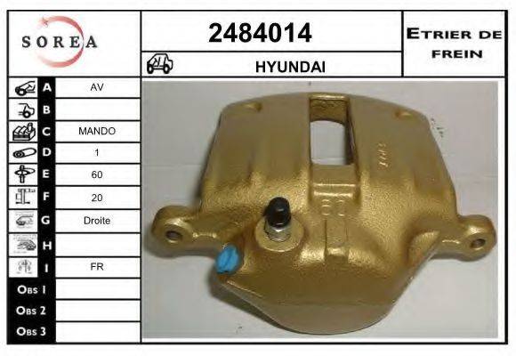 EAI 2484014 Тормозной суппорт