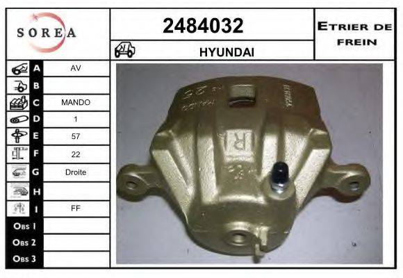 EAI 2484032 Тормозной суппорт