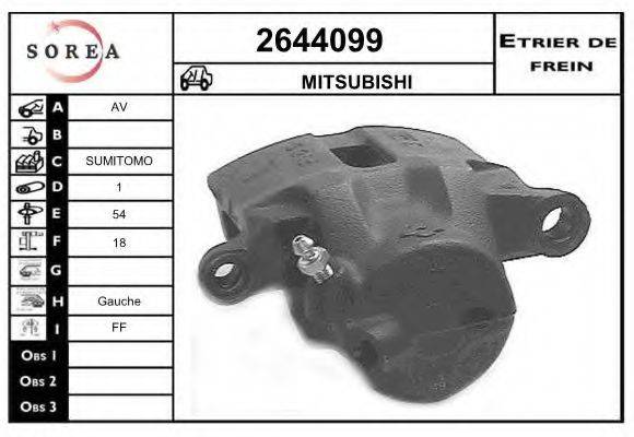 EAI 2644099 Тормозной суппорт