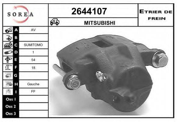 EAI 2644107 Тормозной суппорт