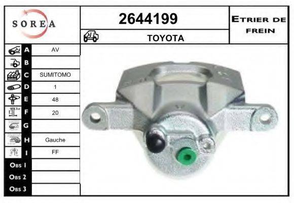 EAI 2644199 Тормозной суппорт