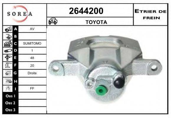 EAI 2644200 Тормозной суппорт