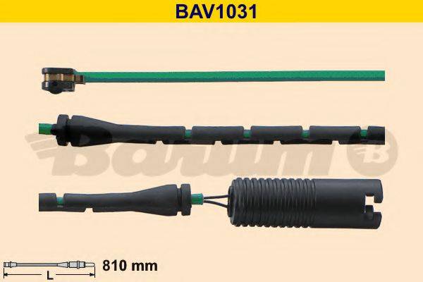 BARUM BAV1031 Сигнализатор, износ тормозных колодок